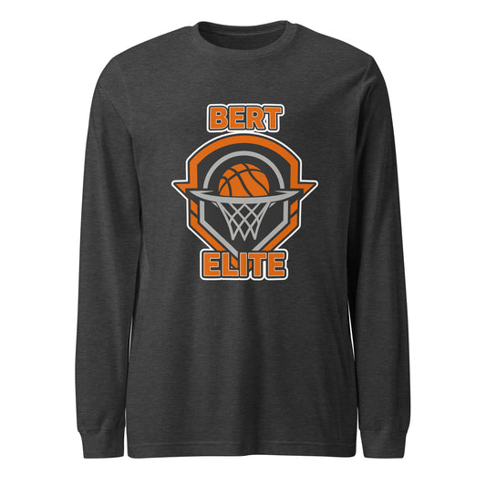 Performance | Long Sleeve Tee | Bert Elite AAU | Hoop Badge Logo