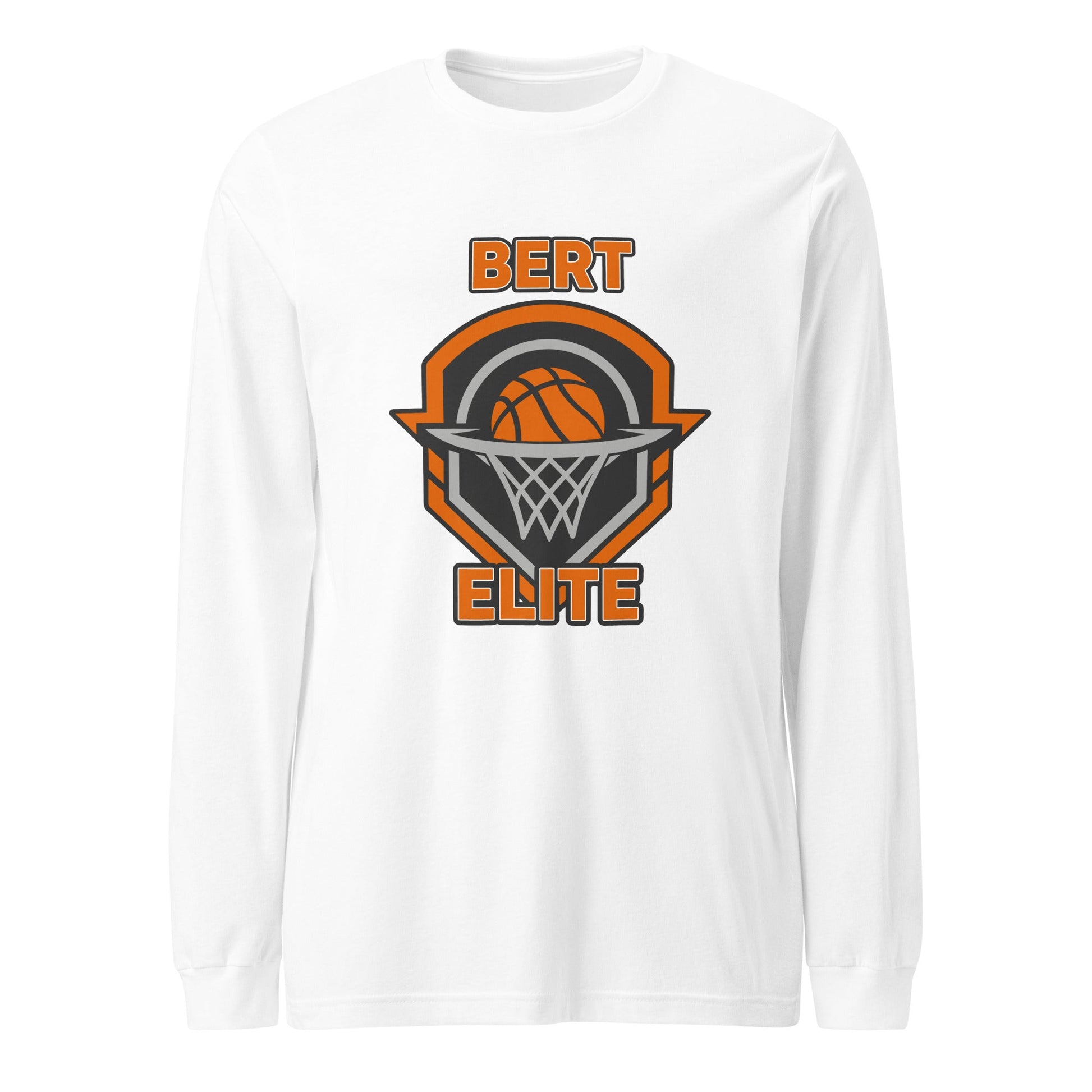 Performance | Long Sleeve Tee | Bert Elite AAU | Hoop Badge Logo