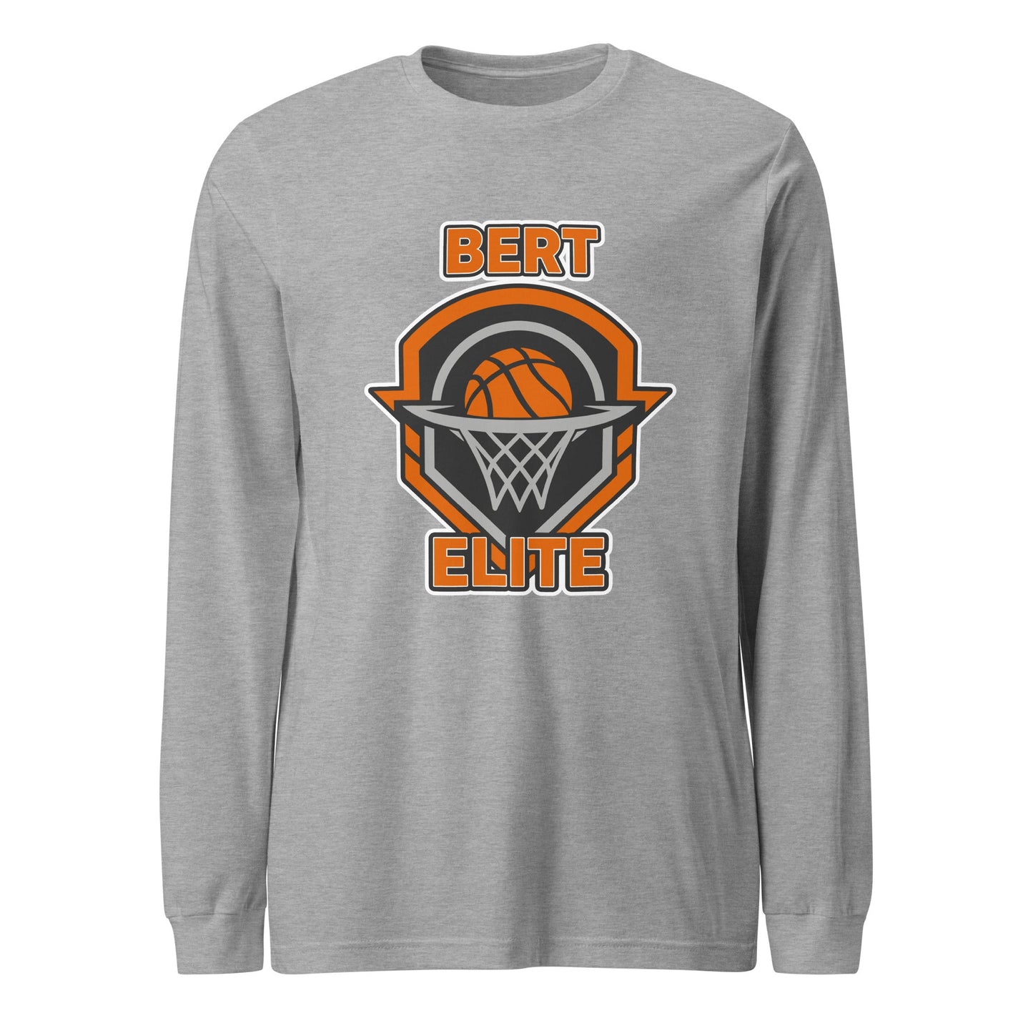 Performance | Long Sleeve Tee | Bert Elite AAU | Hoop Badge Logo