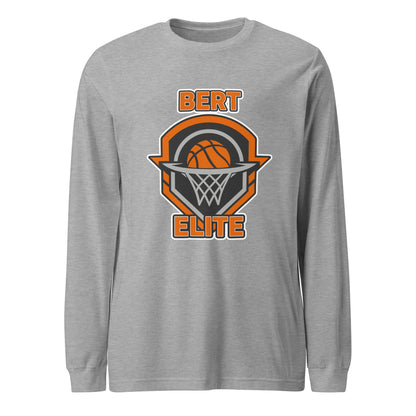 Performance | Long Sleeve Tee | Bert Elite AAU | Hoop Badge Logo