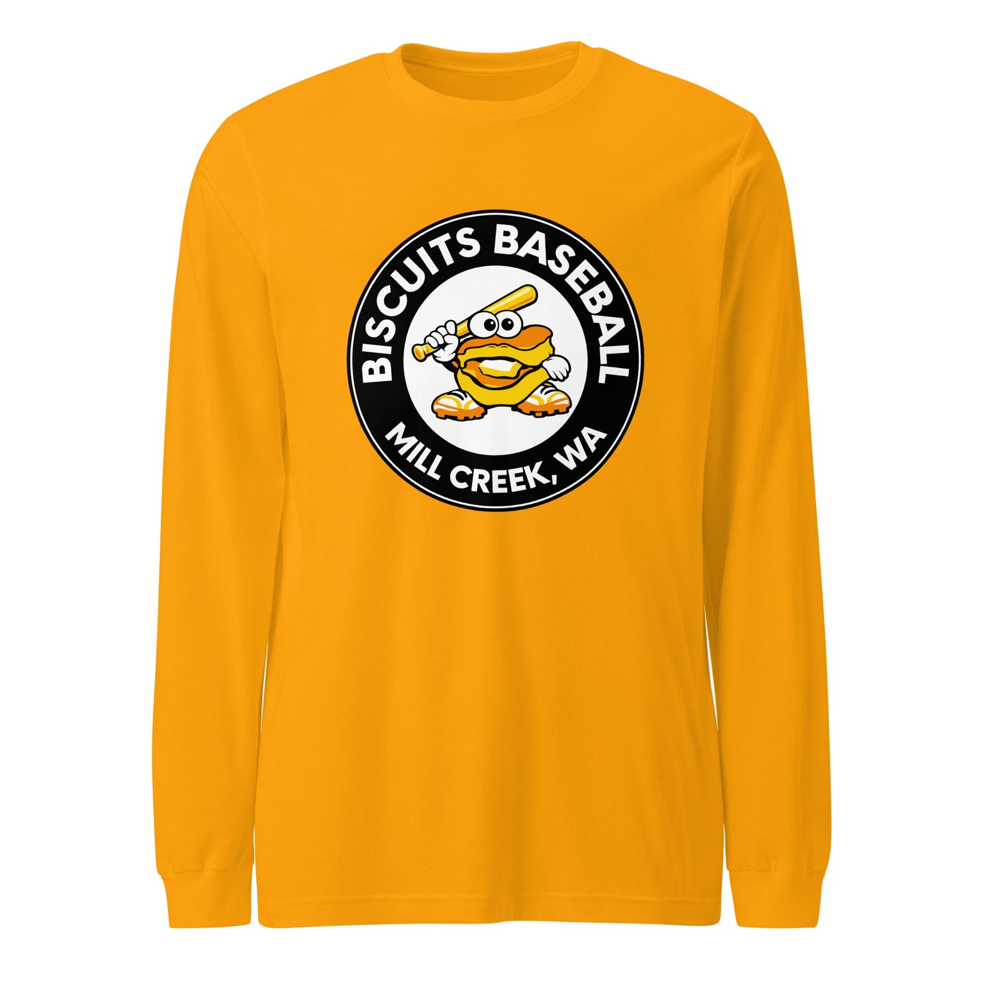 Performance | Long Sleeve Tee | Biscuits Baseball MCLL | Mascot Logo