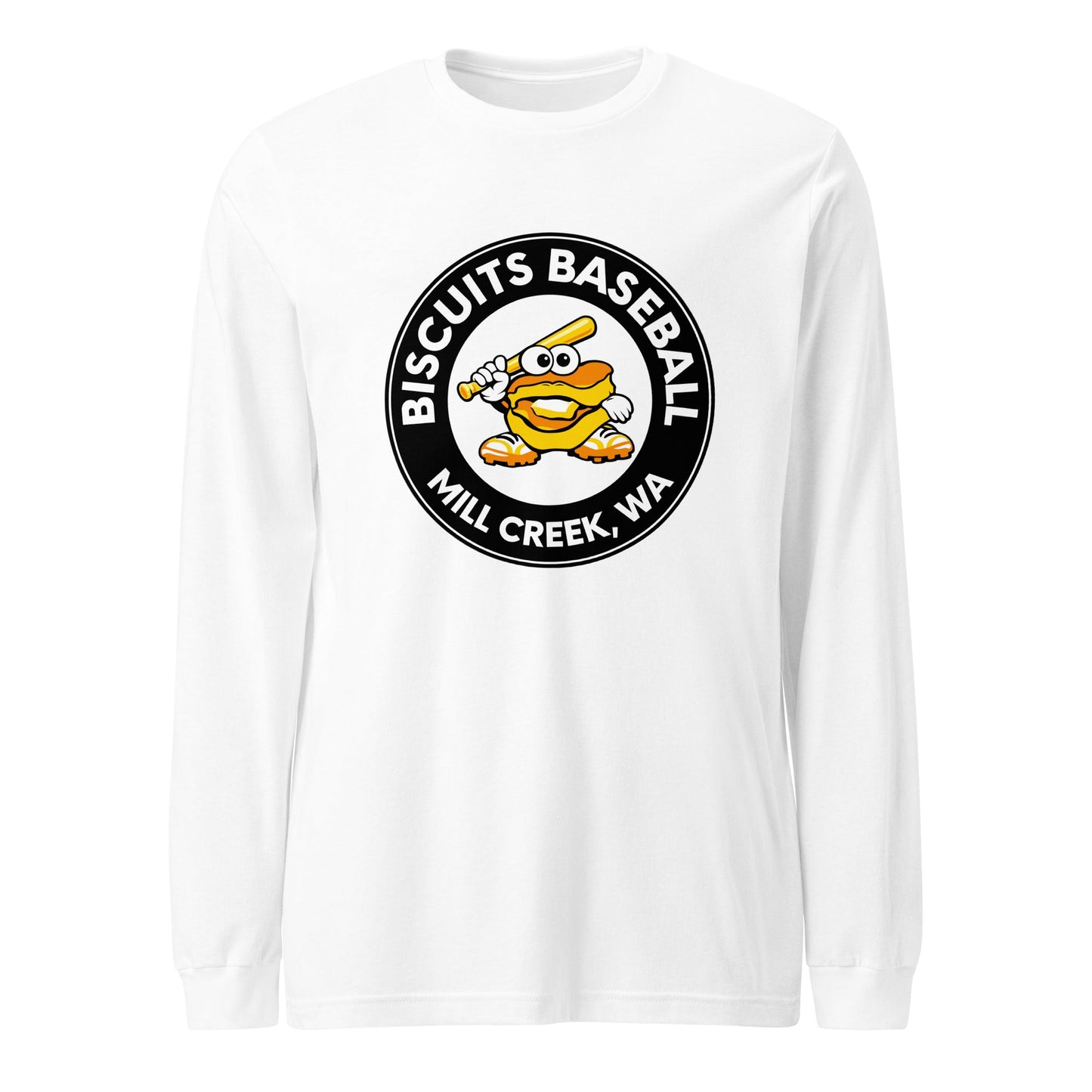 Performance | Long Sleeve Tee | Biscuits Baseball MCLL | Mascot Logo