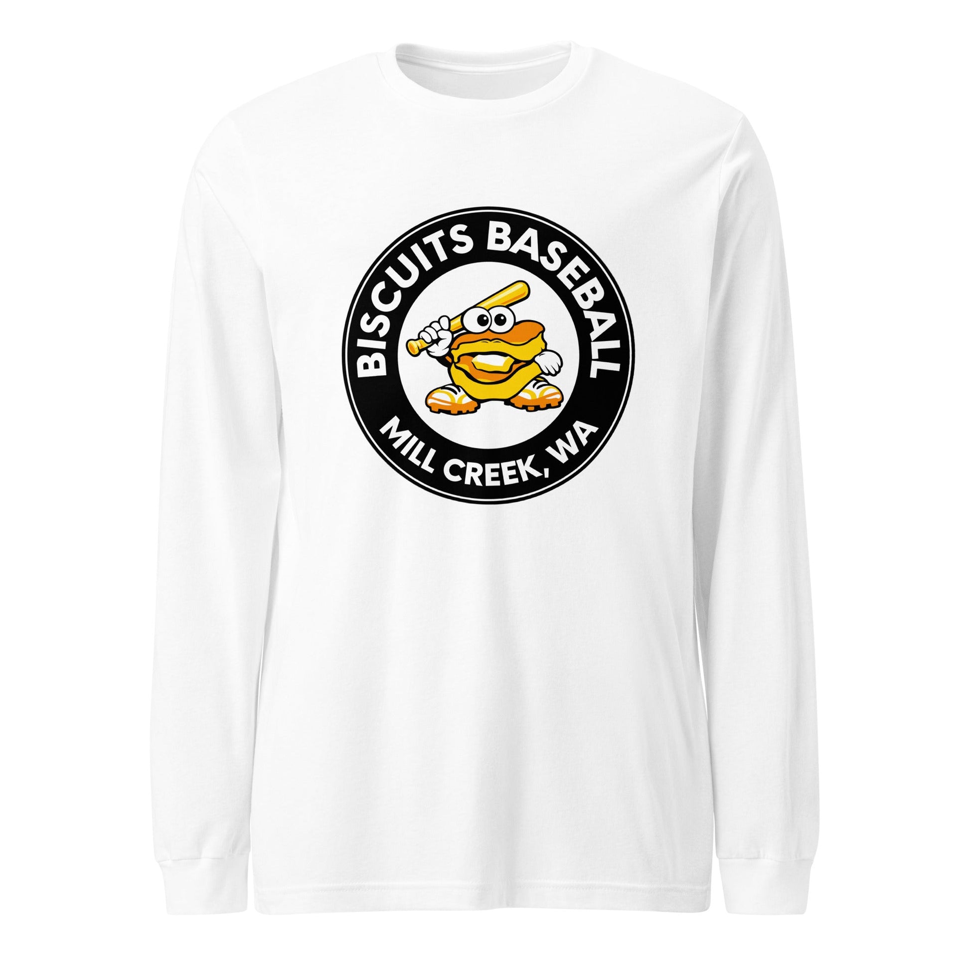 Performance | Long Sleeve Tee | Biscuits Baseball MCLL | Mascot Logo