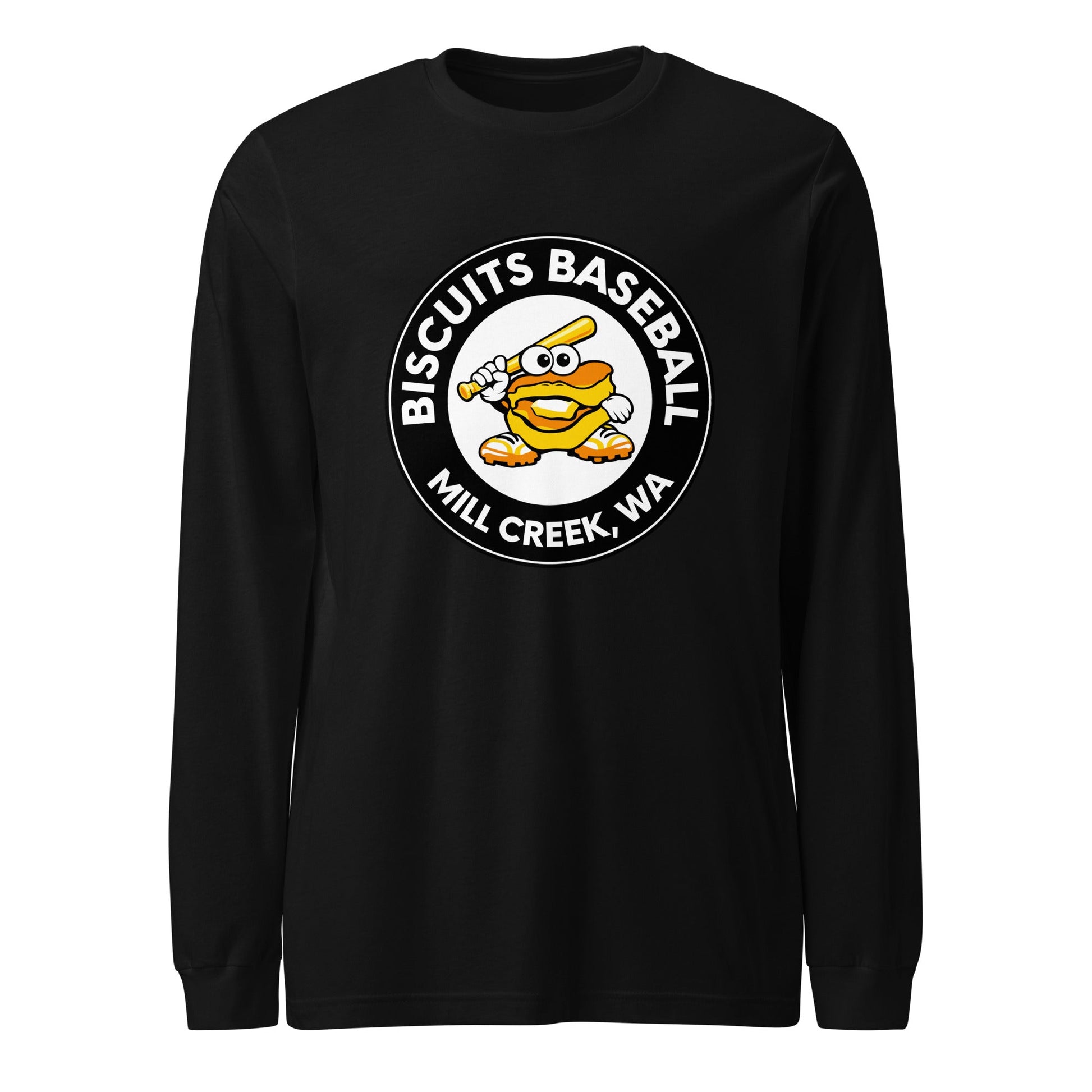 Performance | Long Sleeve Tee | Biscuits Baseball MCLL | Mascot Logo