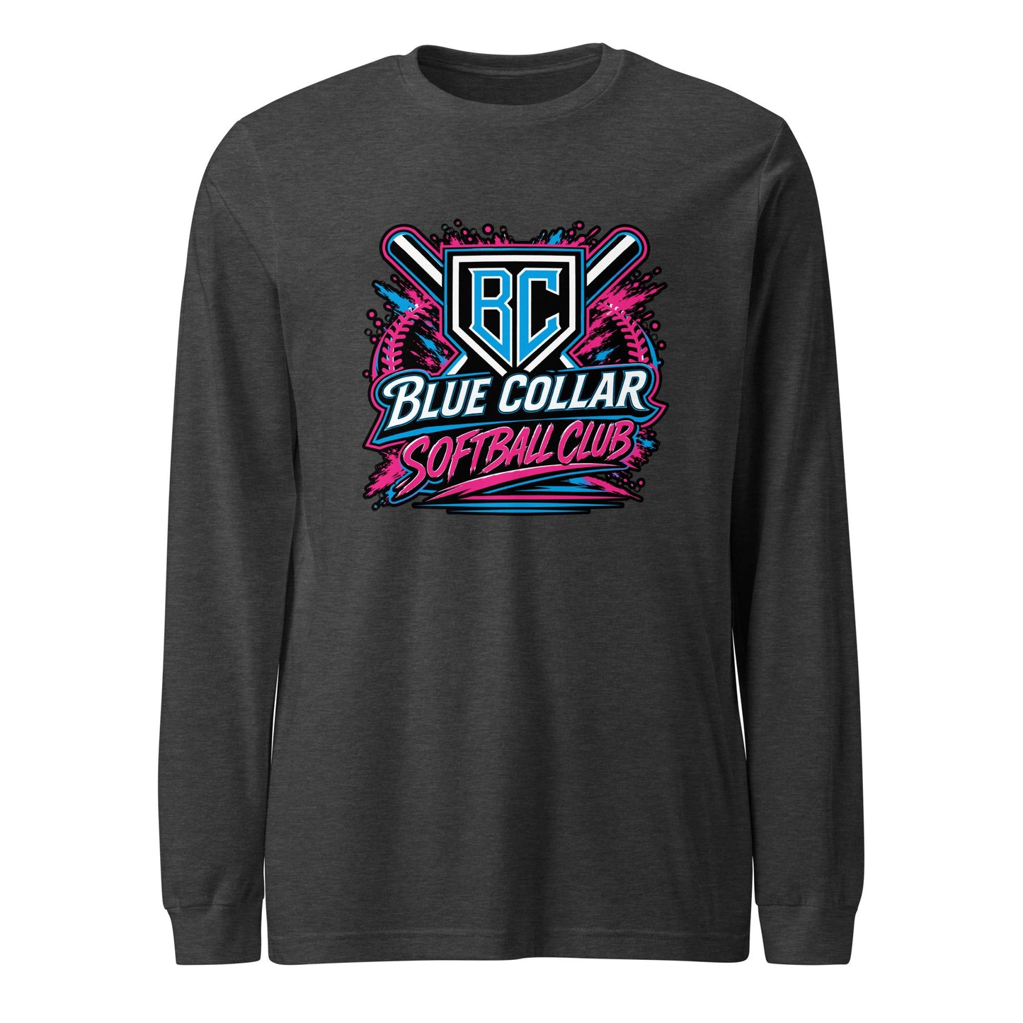 Performance | Long Sleeve Tee | Blue Collar Softball 2034 | Athletics Logo
