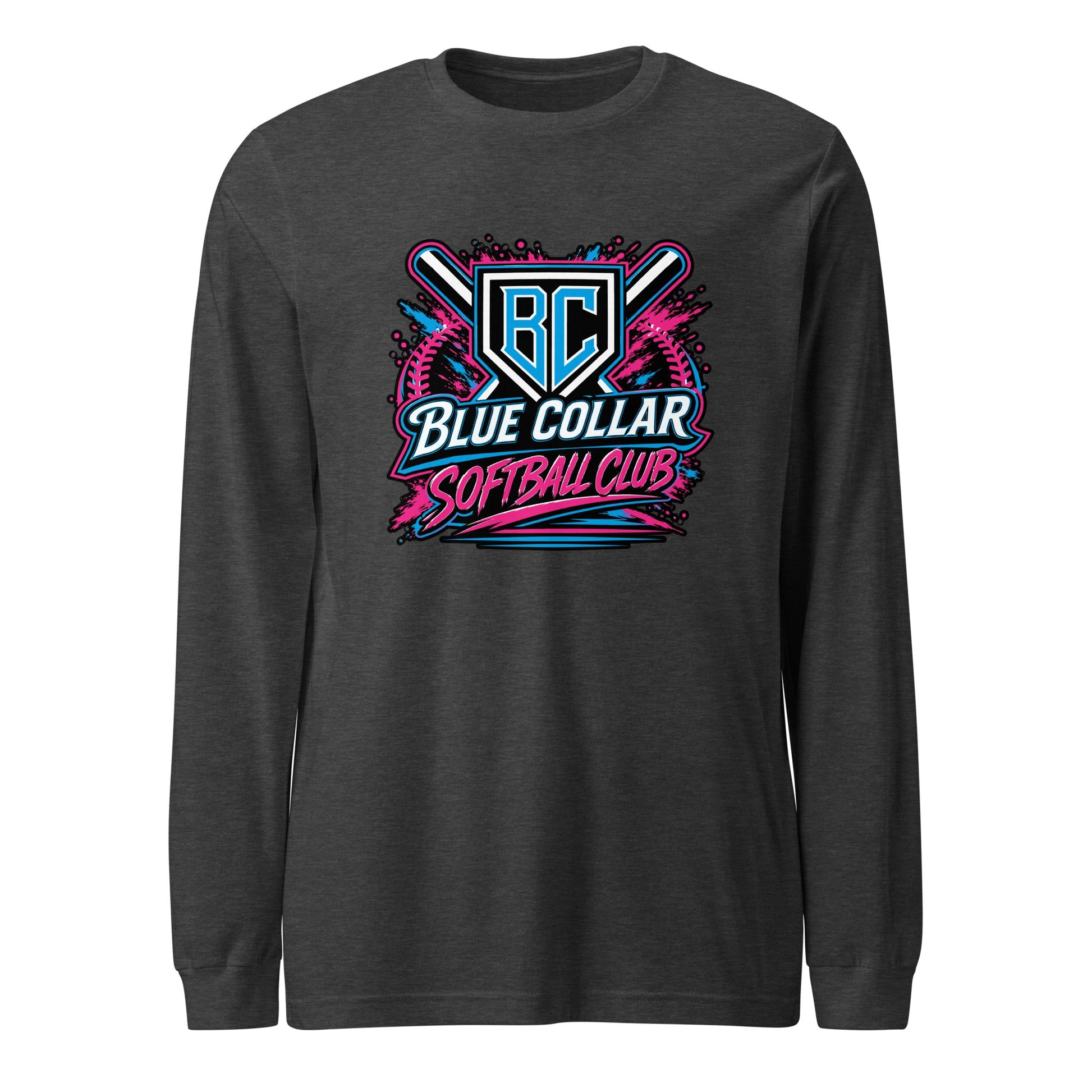 Performance | Long Sleeve Tee | Blue Collar Softball 2034 | Athletics Logo
