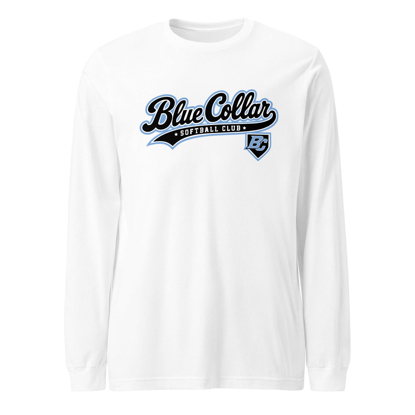 Performance | Long Sleeve Tee | Blue Collar Softball 2034 | Foundry Logo