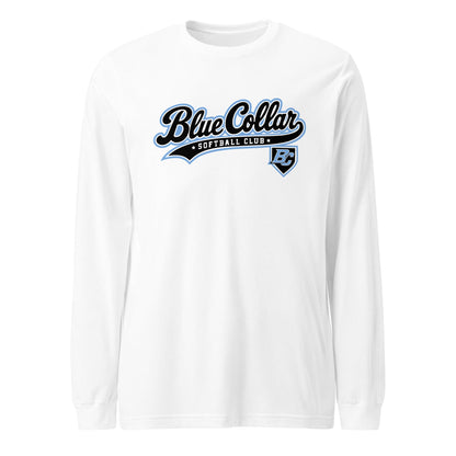 Performance | Long Sleeve Tee | Blue Collar Softball 2034 | Foundry Logo