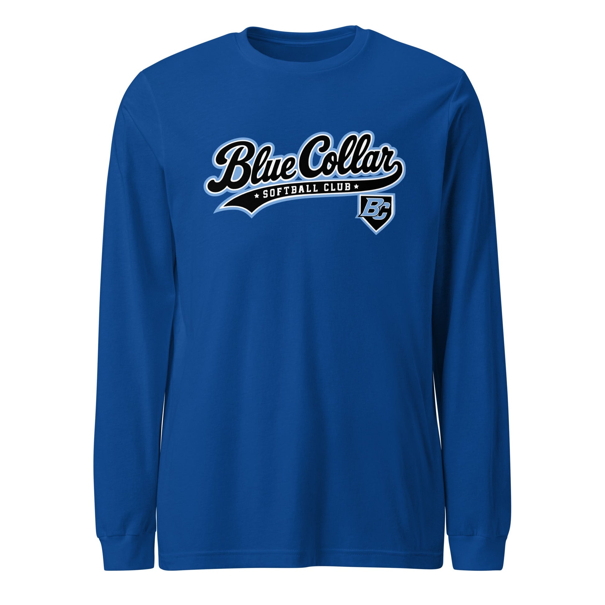 Performance | Long Sleeve Tee | Blue Collar Softball 2034 | Foundry Logo