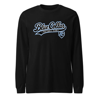 Performance | Long Sleeve Tee | Blue Collar Softball 2034 | Foundry Logo