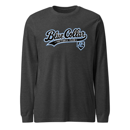 Performance | Long Sleeve Tee | Blue Collar Softball 2034 | Foundry Logo