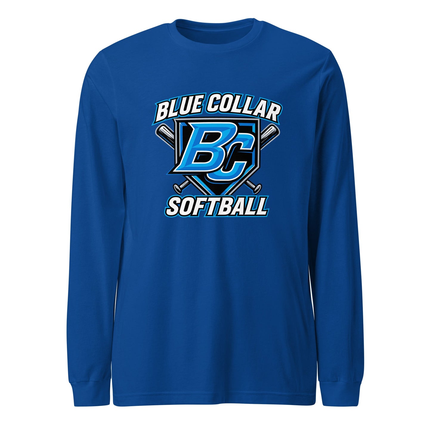 Performance | Long Sleeve Tee | Blue Collar Softball 2034 | Shield Logo