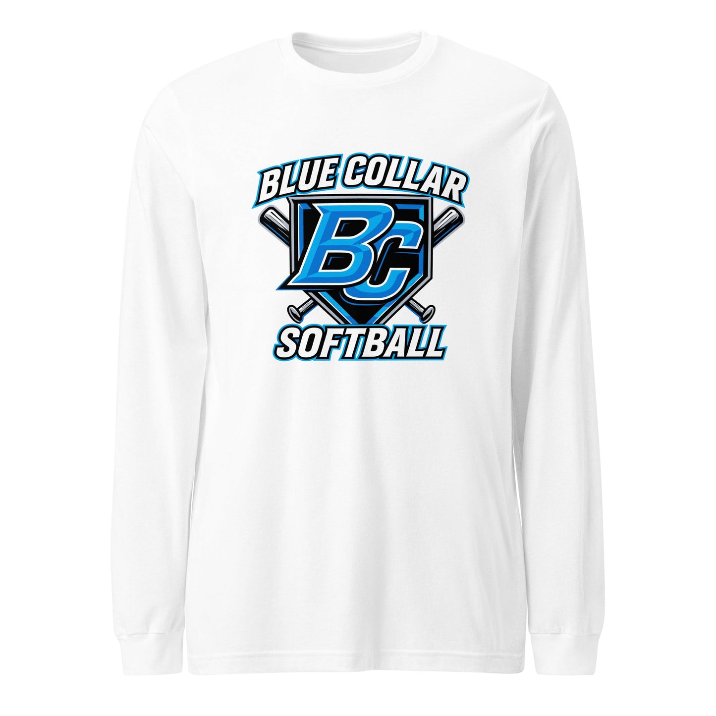 Performance | Long Sleeve Tee | Blue Collar Softball 2034 | Shield Logo
