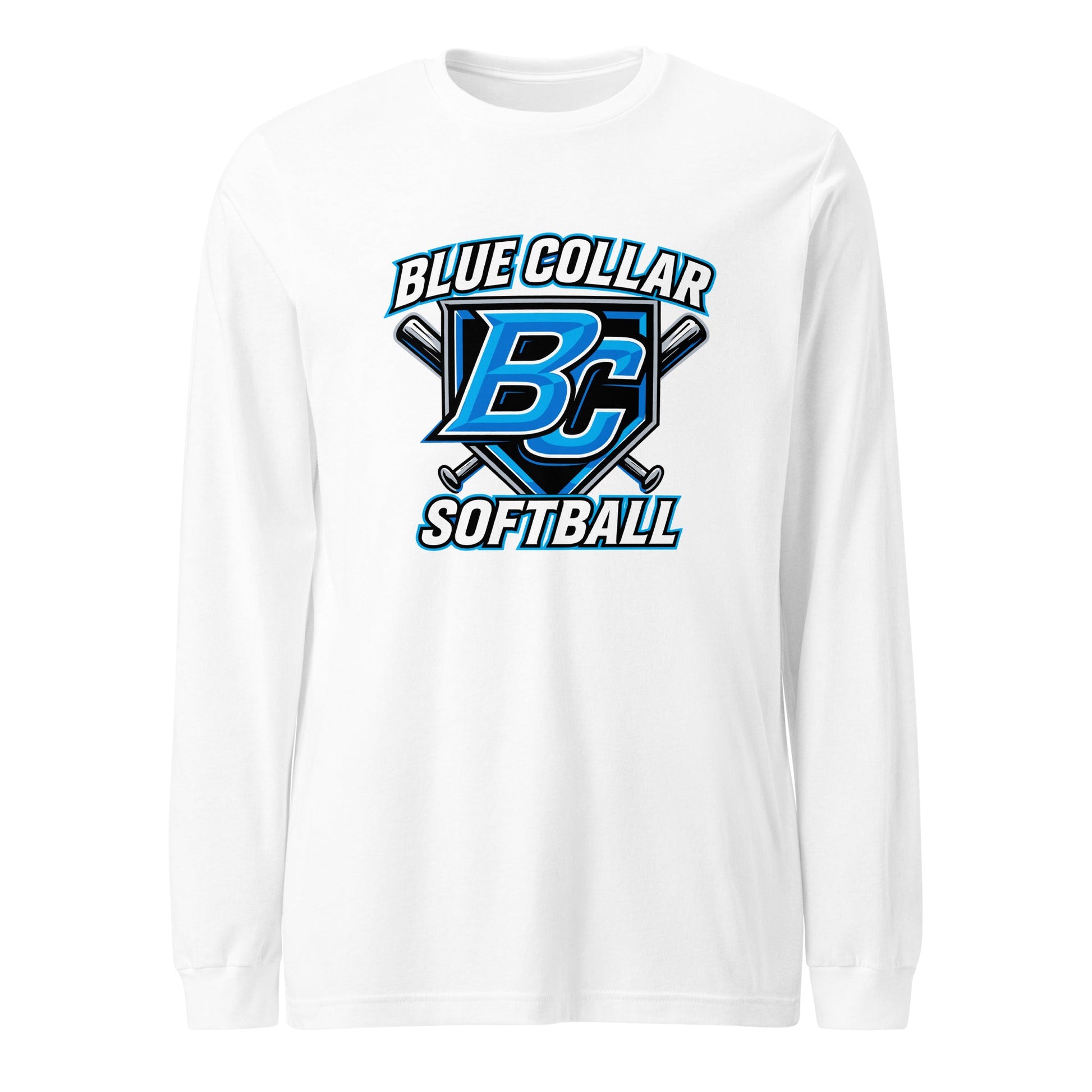 Performance | Long Sleeve Tee | Blue Collar Softball 2034 | Shield Logo