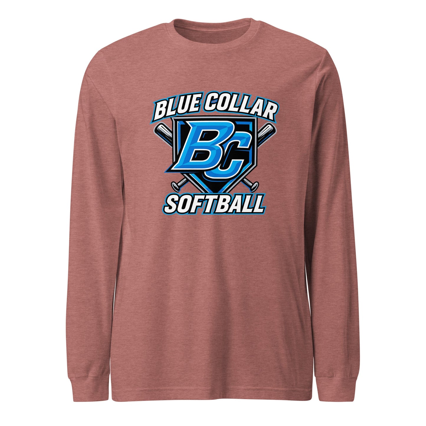 Performance | Long Sleeve Tee | Blue Collar Softball 2034 | Shield Logo