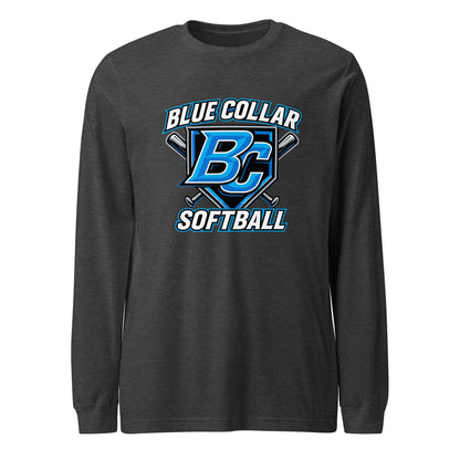 Performance | Long Sleeve Tee | Blue Collar Softball 2034 | Shield Logo