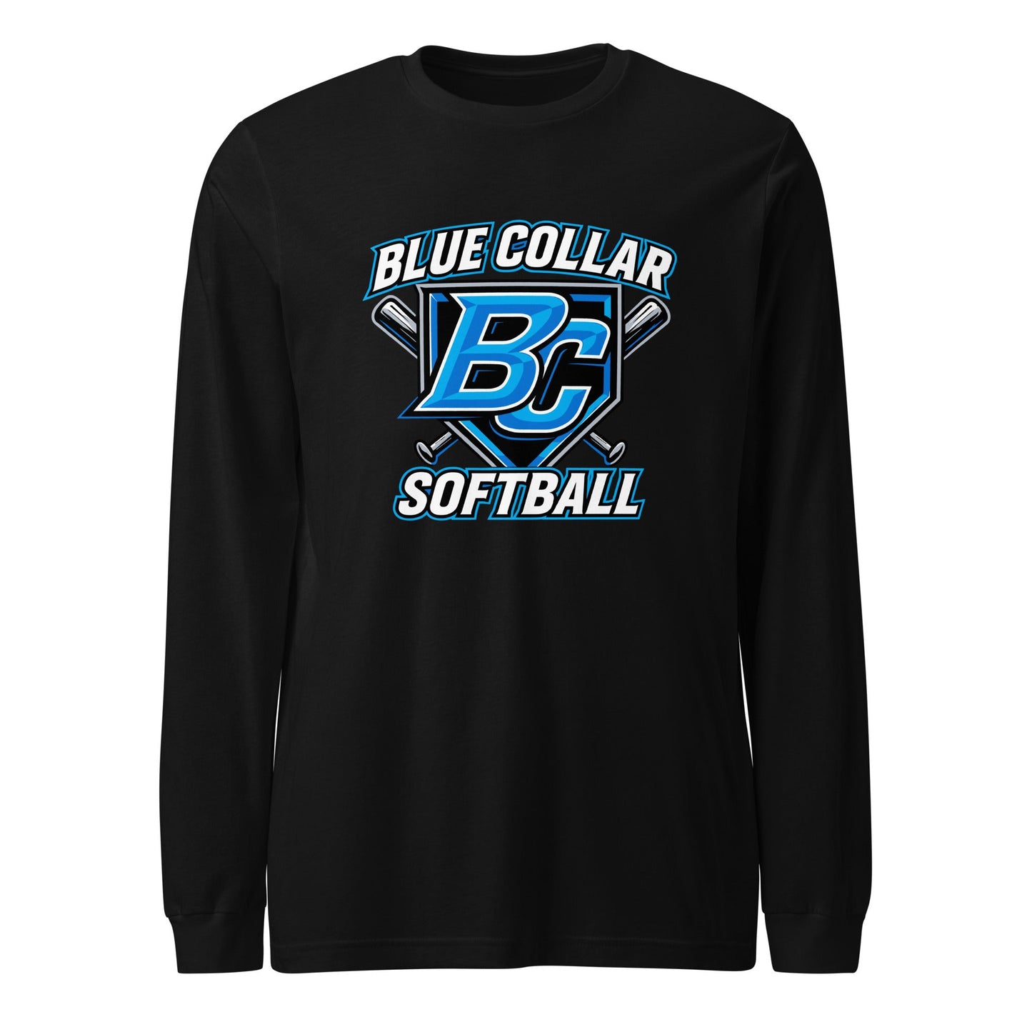 Performance | Long Sleeve Tee | Blue Collar Softball 2034 | Shield Logo