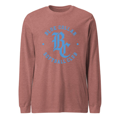 Performance | Long Sleeve Tee | Blue Collar Softball 2034 | Varsity Logo