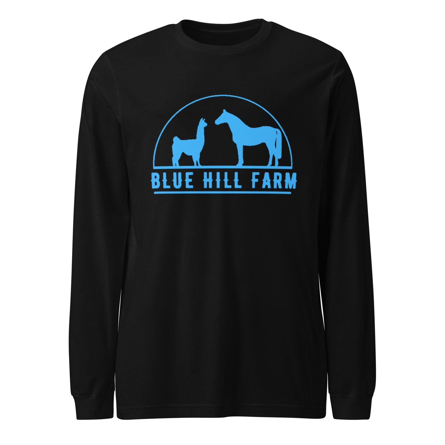 Performance | Long Sleeve Tee | Blue Hill Farm | Emblem Logo