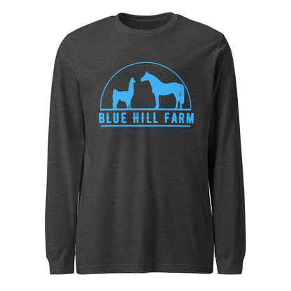 Performance | Long Sleeve Tee | Blue Hill Farm | Emblem Logo