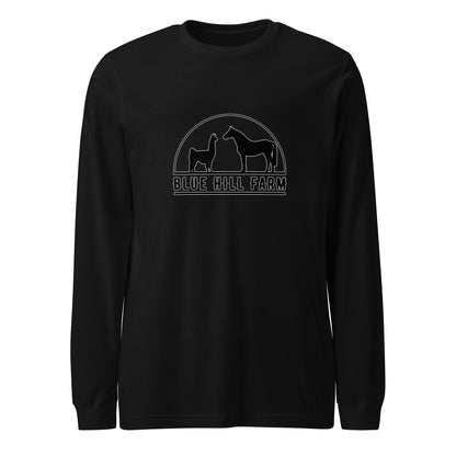 Performance | Long Sleeve Tee | Blue Hill Farm | Highland Silhouette Logo