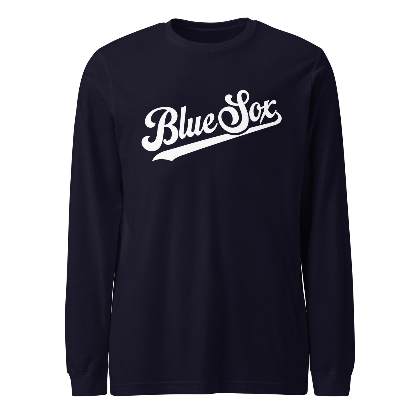 Performance | Long Sleeve Tee | Blue Sox | Script Logo