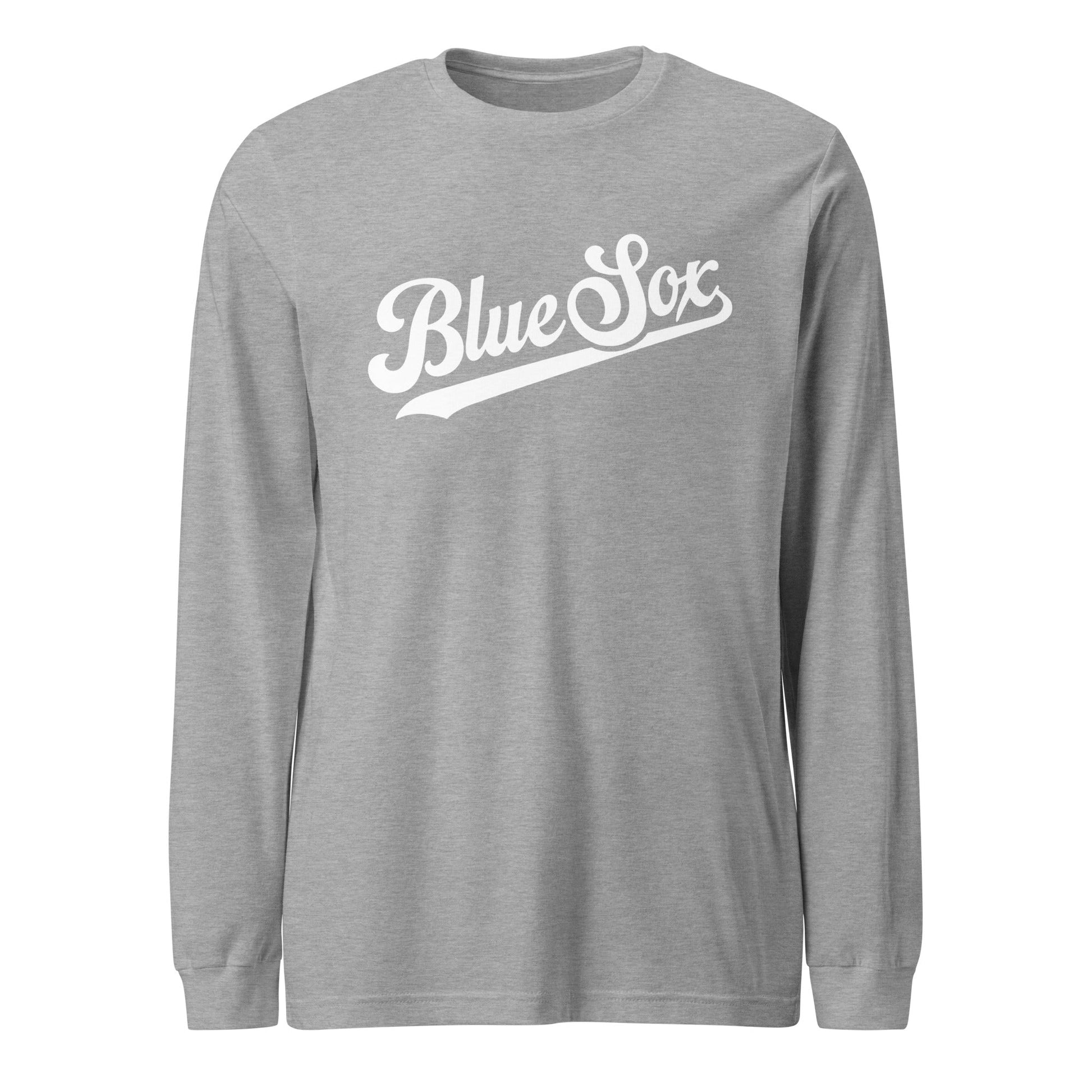 Performance | Long Sleeve Tee | Blue Sox | Script Logo