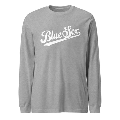Performance | Long Sleeve Tee | Blue Sox | Script Logo