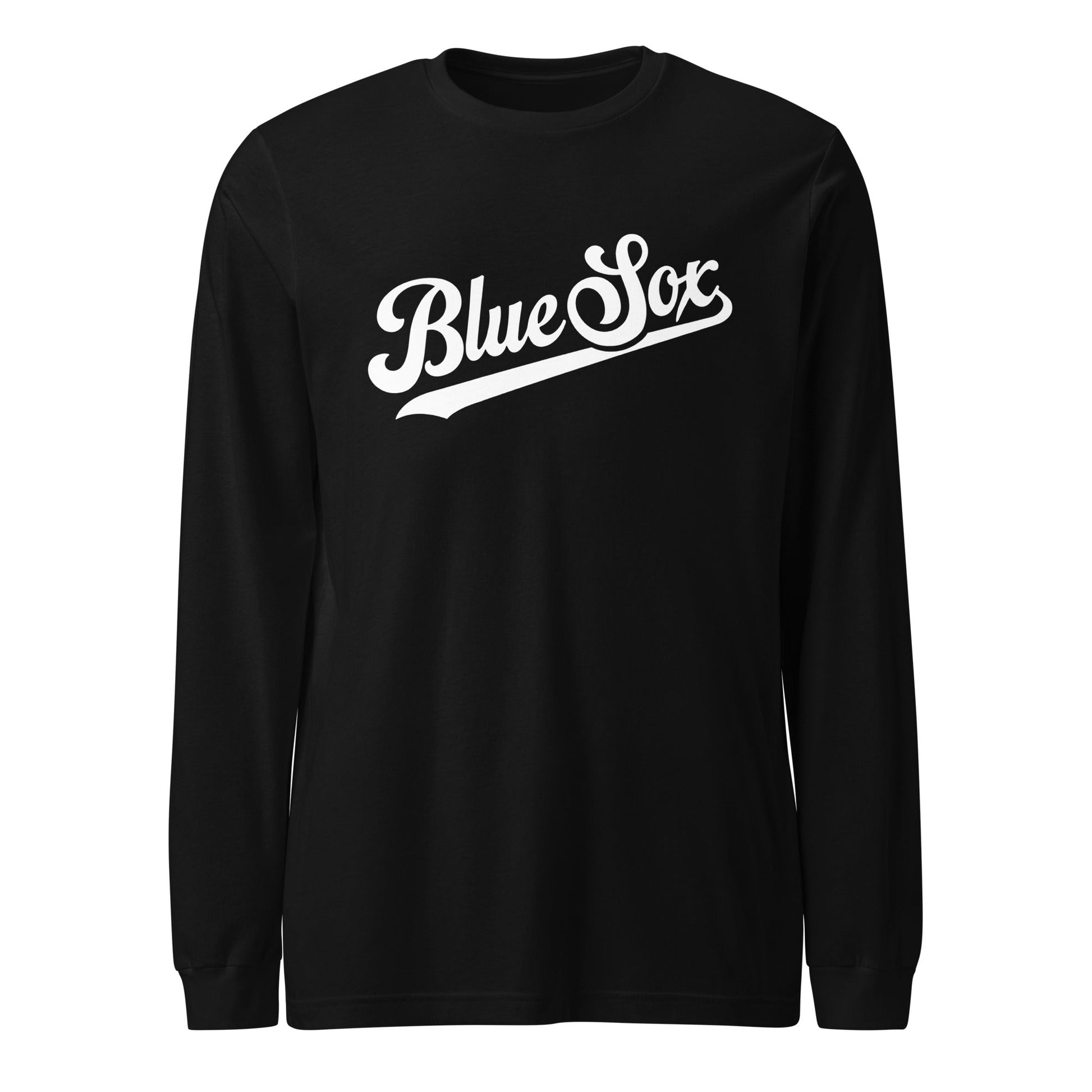 Performance | Long Sleeve Tee | Blue Sox | Script Logo