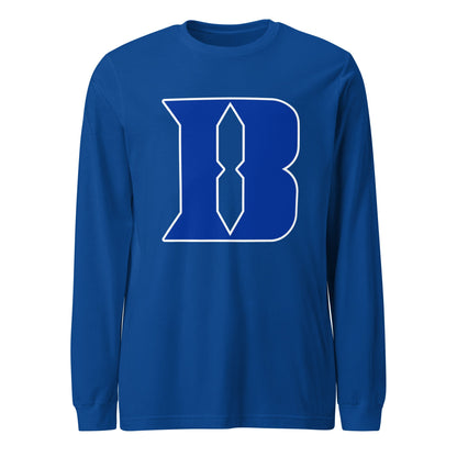 Performance | Long Sleeve Tee | Blueblacks Football Club | B-Mark Logo