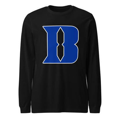 Performance | Long Sleeve Tee | Blueblacks Football Club | B-Mark Logo