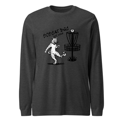 Performance | Long Sleeve Tee | Bobcat DGC | Predator Disc Golf Logo