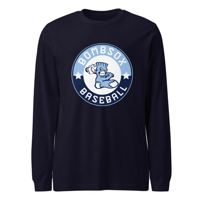 Performance | Long Sleeve Tee | BombSox Baseball | Badge Logo