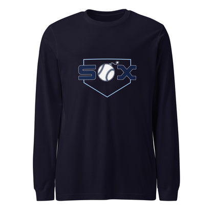 Performance | Long Sleeve Tee | BombSox Baseball | Crest Logo