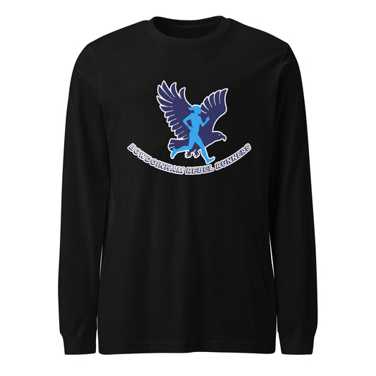 Performance | Long Sleeve Tee | Bowdoinham Rebel Runners | Emblem Logo