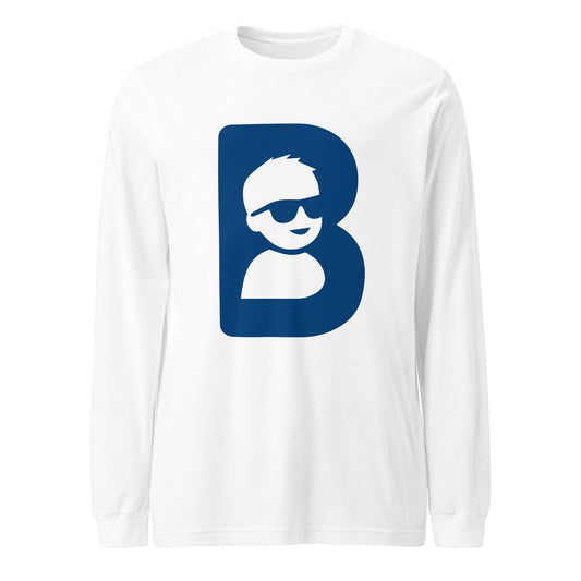 Performance | Long Sleeve Tee | Brave Like Ben | Blue Maverick Logo