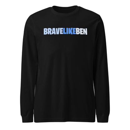 Performance | Long Sleeve Tee | Brave Like Ben | Script Logo