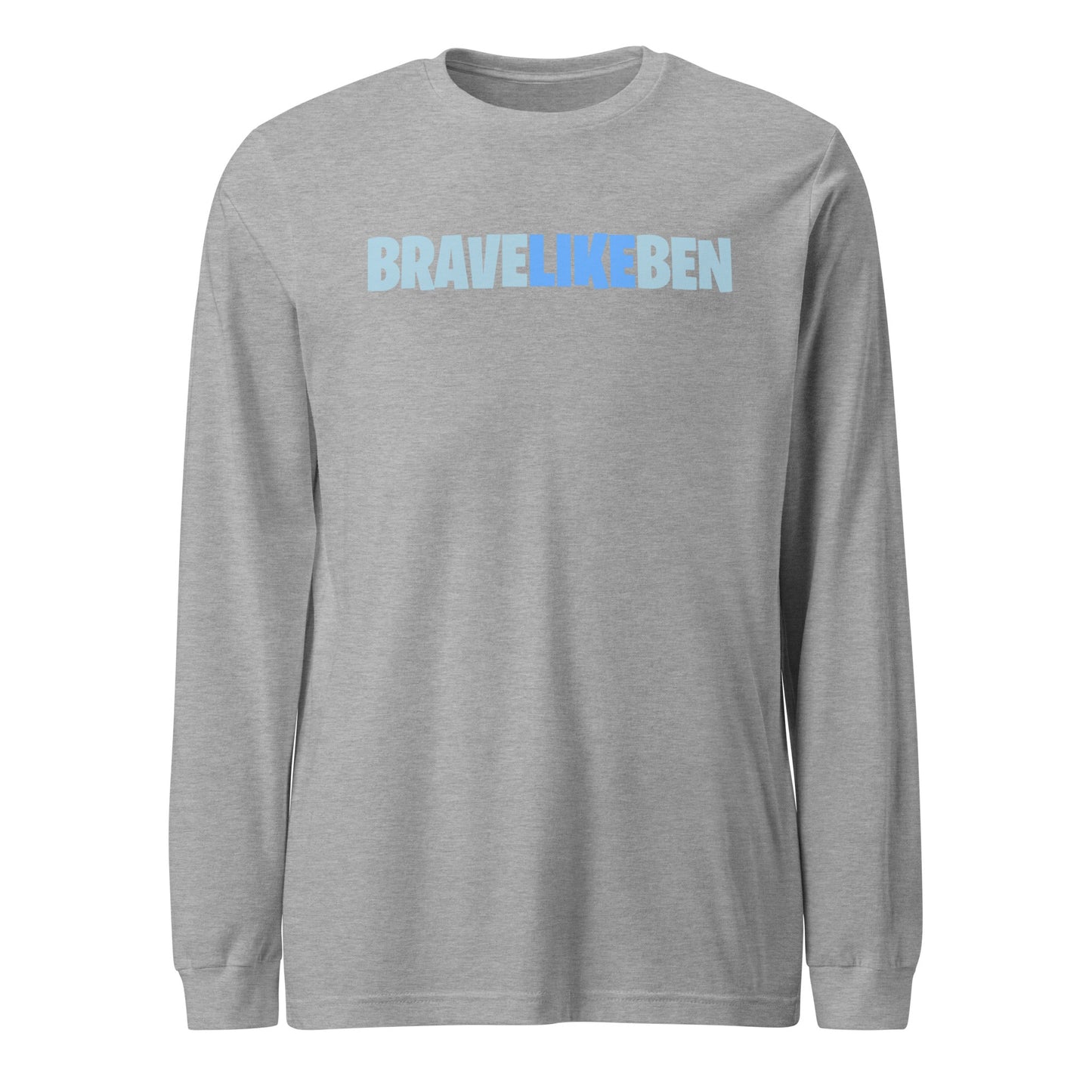 Performance | Long Sleeve Tee | Brave Like Ben | Wordmark Logo