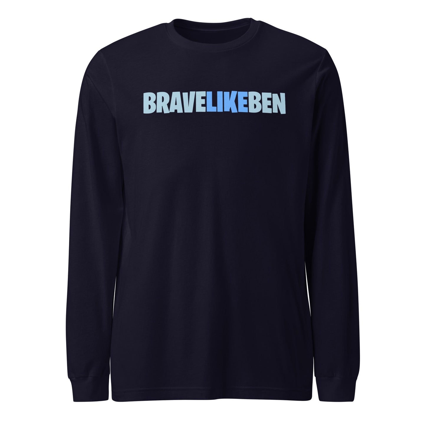 Performance | Long Sleeve Tee | Brave Like Ben | Wordmark Logo