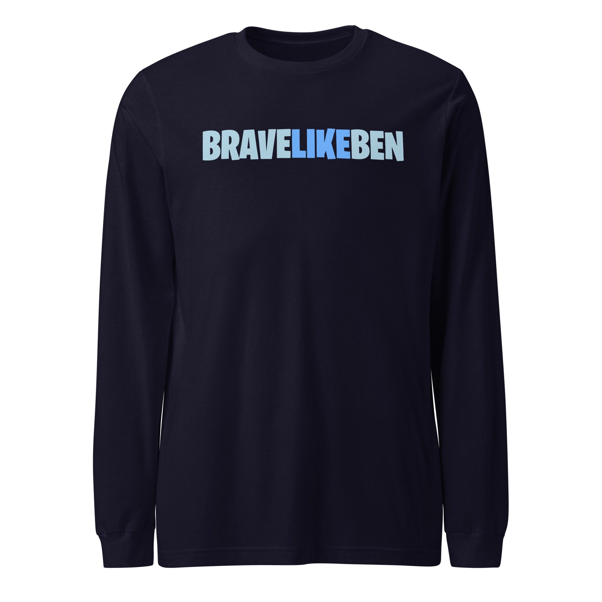Performance | Long Sleeve Tee | Brave Like Ben | Wordmark Logo