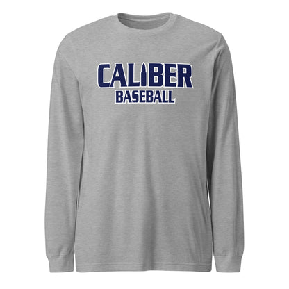 Performance | Long Sleeve Tee | Caliber Baseball | Varsity Script Logo