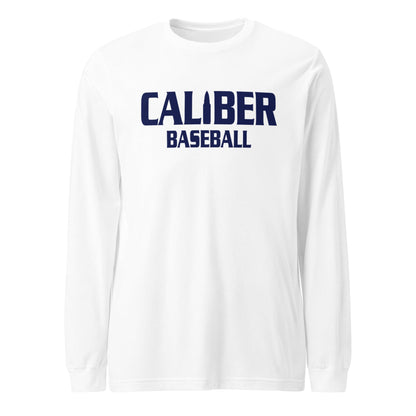 Performance | Long Sleeve Tee | Caliber Baseball | Varsity Script Logo