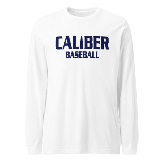 Performance | Long Sleeve Tee | Caliber Baseball | Varsity Script Logo
