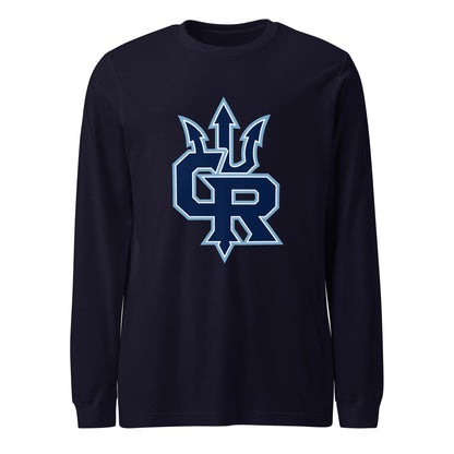 Performance | Long Sleeve Tee | Cape Riptides Baseball | Emblem Logo
