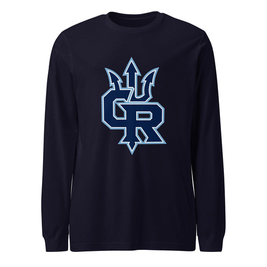 Performance | Long Sleeve Tee | Cape Riptides Baseball | Emblem Logo
