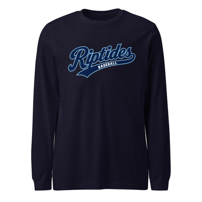 Performance | Long Sleeve Tee | Cape Riptides Baseball | Modern Script Logo