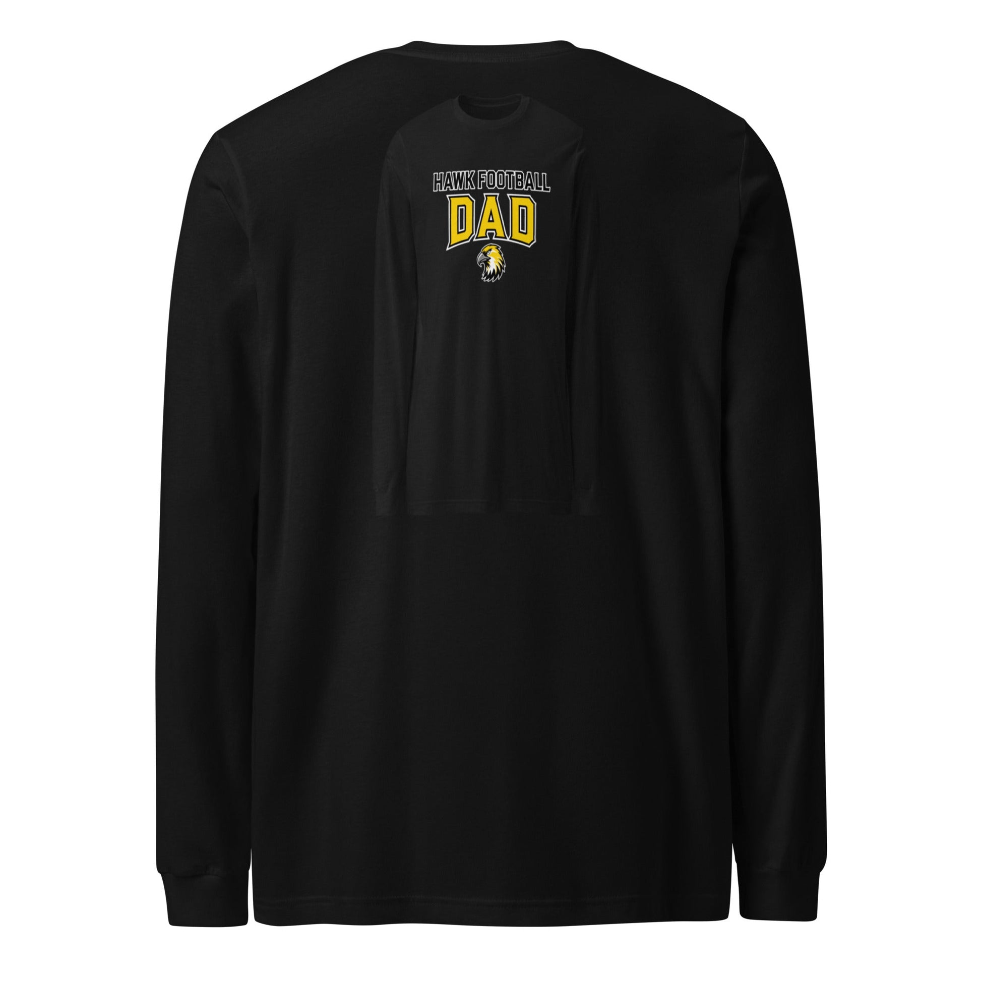 Performance | Long Sleeve Tee | Cardinal Ohara Hawks | Football Dad Logo