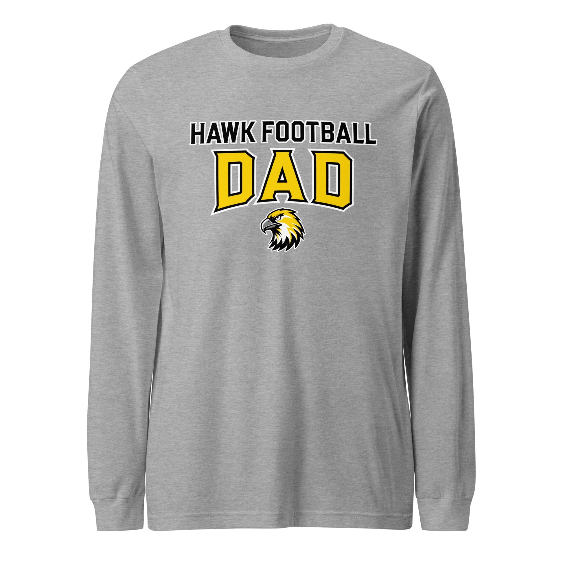 Performance | Long Sleeve Tee | Cardinal Ohara Hawks | Football Dad Logo