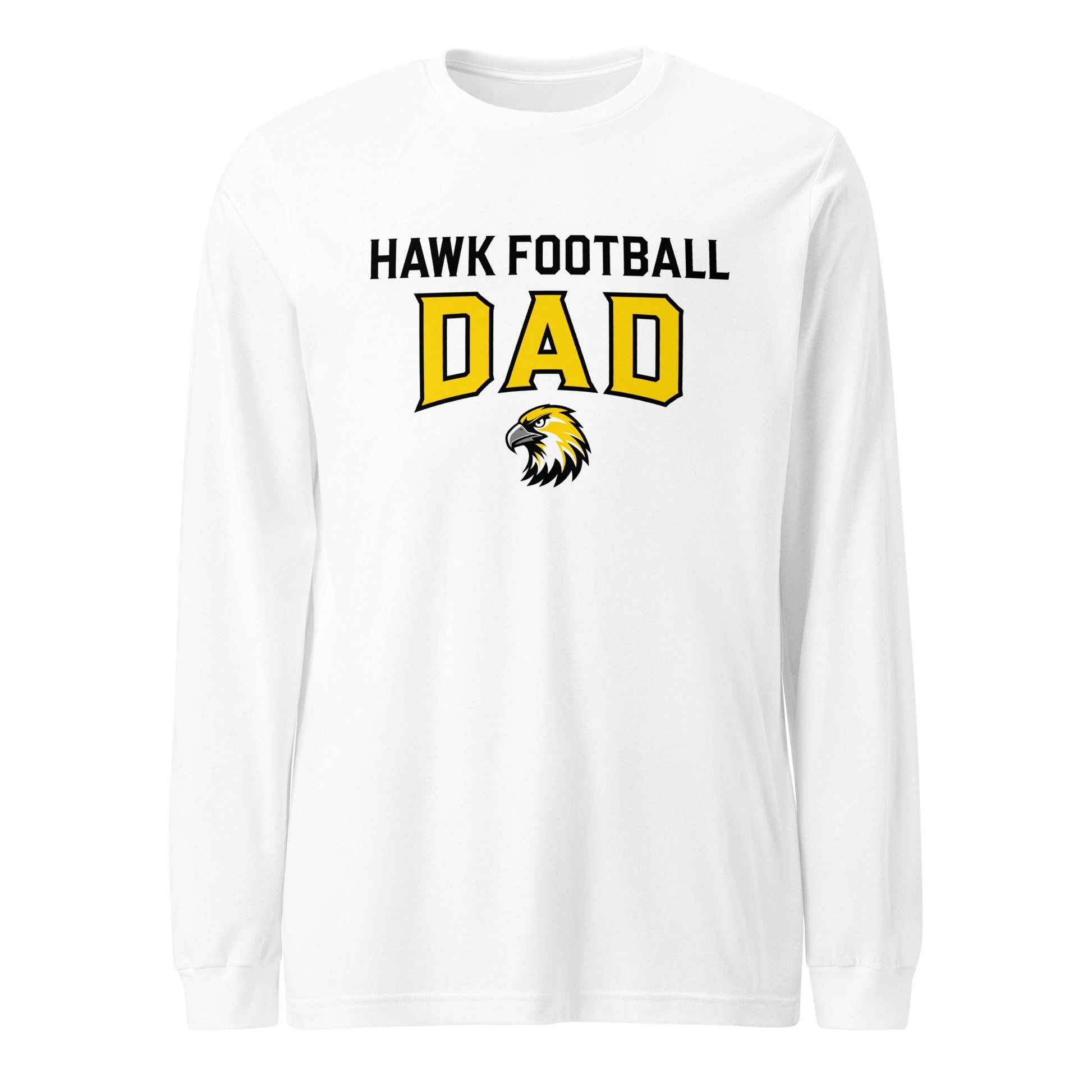 Performance | Long Sleeve Tee | Cardinal Ohara Hawks | Football Dad Logo
