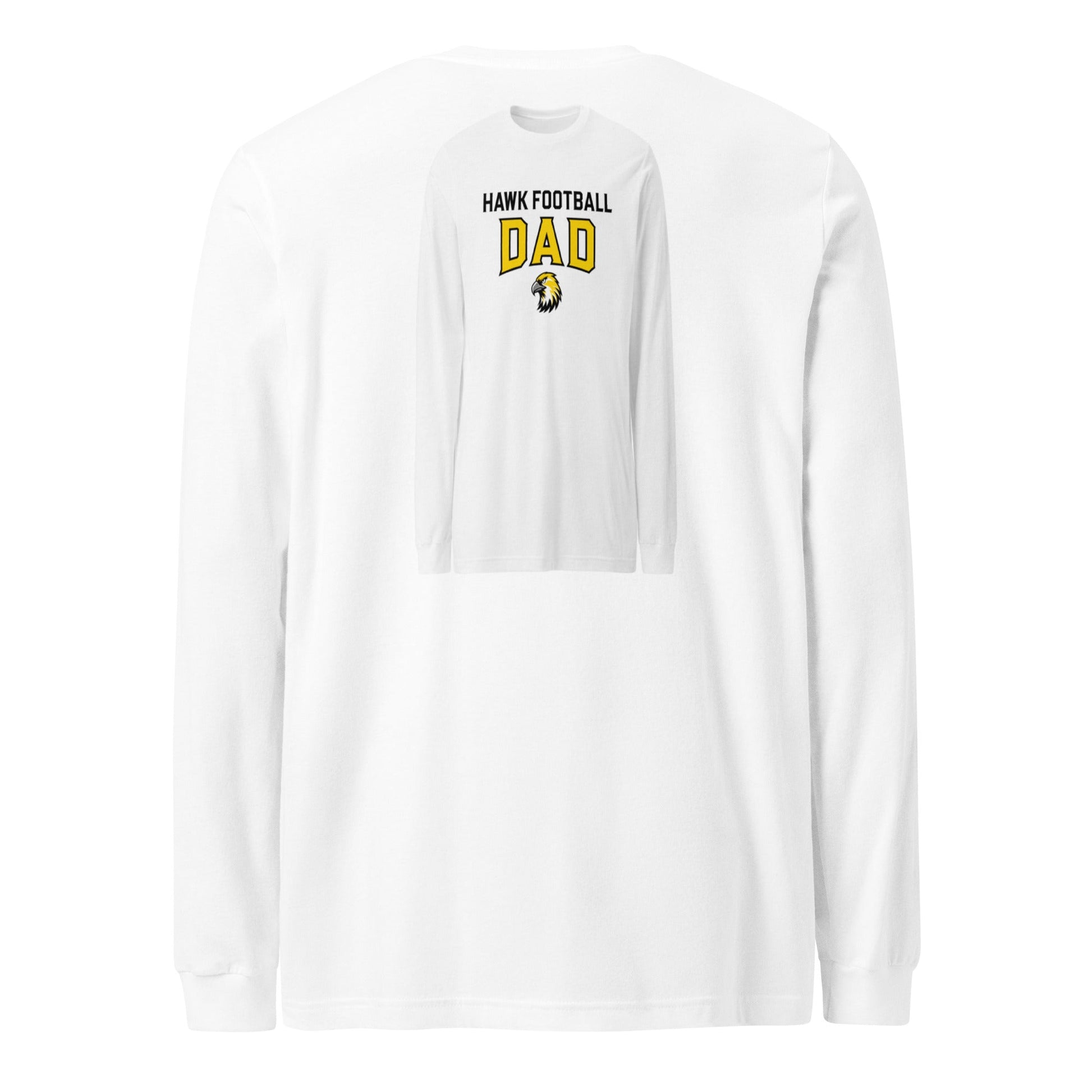 Performance | Long Sleeve Tee | Cardinal Ohara Hawks | Football Dad Logo